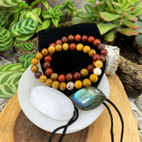 Solar Plexus Chakra Mala armbandasett🌈