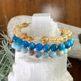 Abundance 3-PC Crystal Mala armbåndssæt