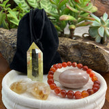 Mala Bracelet & Abundance Crystal Set š