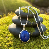 Z ARRON DESIGN Serenity Moonstone koppartråd hängande halsband
