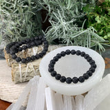 Mala Lava steinarmband með flauelspoka