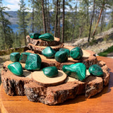 Pedra caída de malaquita