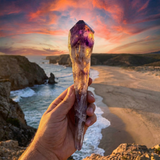 Dark Amethyst Crystal Shard (stór)