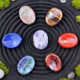 Ekki hafa áhyggjur Stones Chakra Set Pouch Set