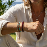 7-stykki Mala Bead Armband Chakra Set (armband fyrir hvert Chakra)