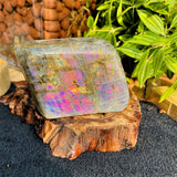 Large Purple Flash Labradorite Freeform (Item #0094)