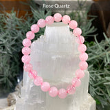 Set di braccialetti Mala di cristallo da 3 pezzi Heart Harmony