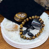 Komplet torbic za zapestnico Tiger's Eye Mala Fortitude