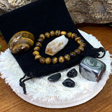 Komplet torbic za zapestnico Tiger's Eye Mala Fortitude