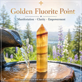 Goldener Fluorit-Punkt