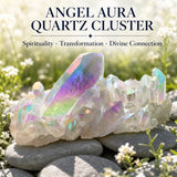 Angel Aura Quartz Cluster.