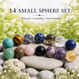 9-teiliges Kristallkugel-Set