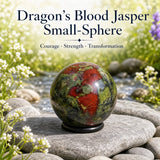 Mini krogla iz jaspisa Dragon's Blood