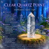 Juego de 4 manifestaciones de Crystal Sparkle Lightwork