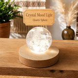 Krystallstemningslys (Quartz Sphere-Medium)