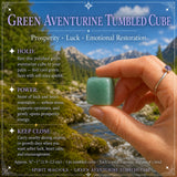 Cubo Tumbled Aventurina Verde