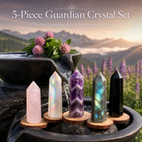 5-delad Guardian Crystal Energy Protection Set endast $29 1-dagars kampanjrea