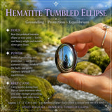 Hematitt tumlet ellipse