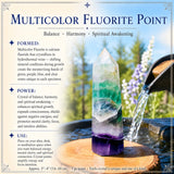 Punta Fluorita Multicolor