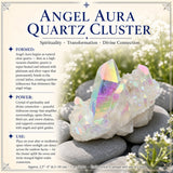 Angel Aura Quartz Cluster.