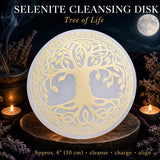 Disco de Limpeza Selenite A Árvore da Vida