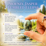 Garnierit Trommelstein Ellipse