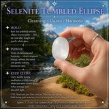 Piedras de elipse de selenita