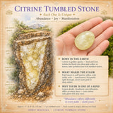 Citrin Tumbled Stone