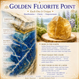 Goldener Fluorit-Punkt
