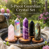 5-delad Guardian Crystal Energy Protection Set endast $29 1-dagars kampanjrea