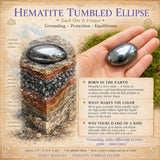 Hematitt tumlet ellipse