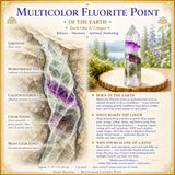 Punta Fluorita Multicolor