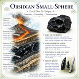 Miniesfera de obsidiana