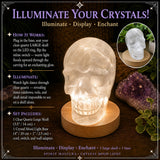Crystal Mood Light (velika kremenčeva lobanja)