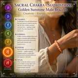 7-delt Mala Bead Armbånd Chakra Sæt (et armbånd til hvert Chakra)