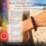 7-delt Mala Bead Armbånd Chakra Sæt (et armbånd til hvert Chakra)