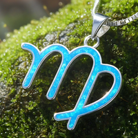Κολιέ μενταγιόν Z ARRON DESIGN Serenity Moonstone από χάλκινο σύρμα