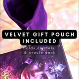 🌙 Sacred Feminine Awakening Oracle Deck, 13 Crystal Companion Set & Course