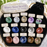 15 Stress Relief Crystal Worry Stones