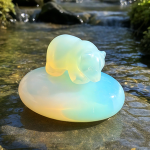 Z ARRON DESIGN Serenity Mondstein Kupferdraht-Anhänger-Halskette
