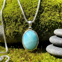 Z ARRON DESIGN Serenity Moonstone Koparvír Hengiskraut Hálsmen