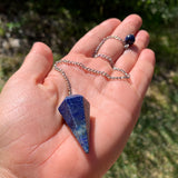 Κολιέ με κρεμαστό κόσμημα από Amethyst Macrame