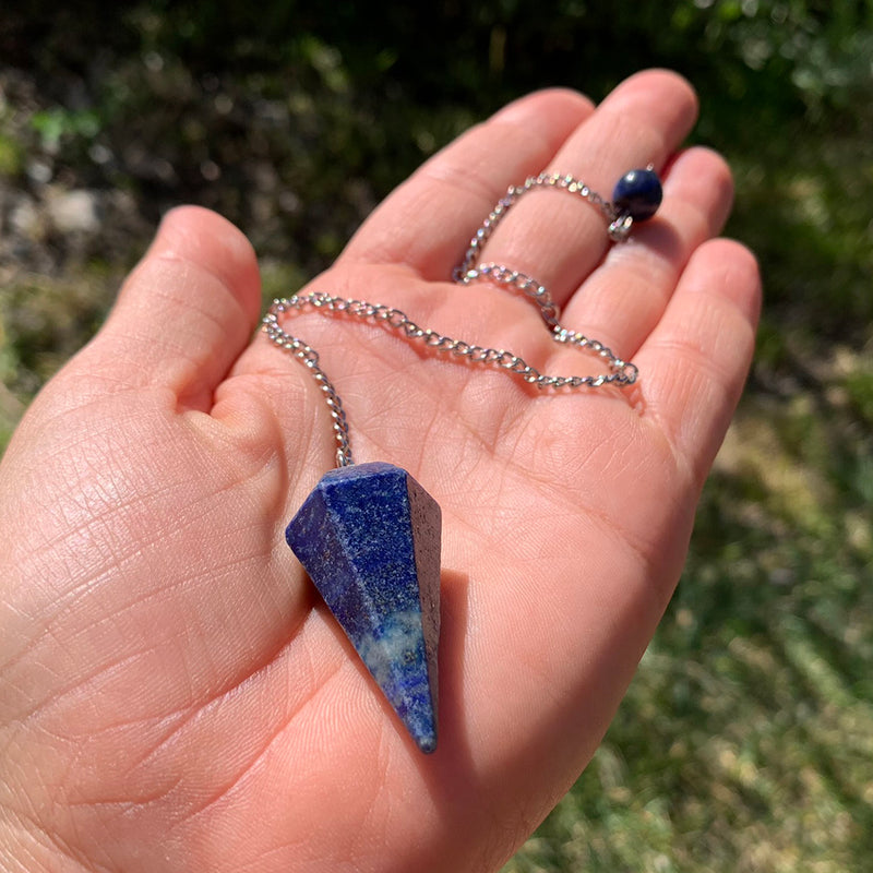 Κολιέ με κρεμαστό κόσμημα από Amethyst Macrame