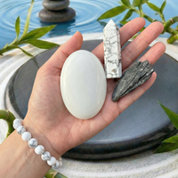 Κολιέ μενταγιόν Z ARRON DESIGN Serenity Moonstone από χάλκινο σύρμα