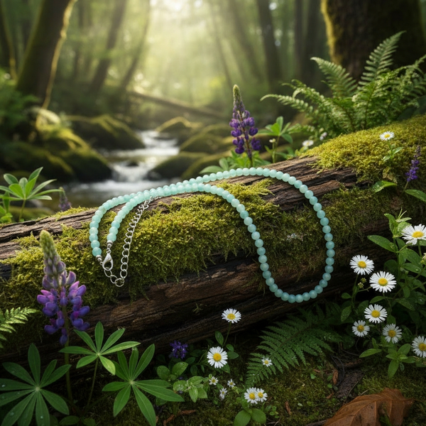 Caribbean Jasper - 6th Chakra Stone Necklace