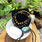 Σετ βραχιολιών Sacral Chakra Mala🌈