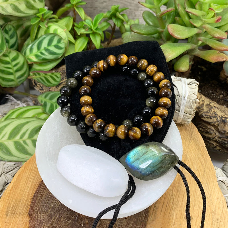 Σετ βραχιολιών Sacral Chakra Mala🌈