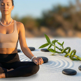 Κολιέ μενταγιόν Z ARRON DESIGN Serenity Moonstone από χάλκινο σύρμα