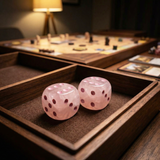 Rose Quartz Set of 2 Dice