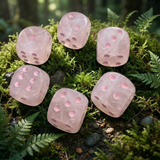 Rose Quartz Set of 2 Dice